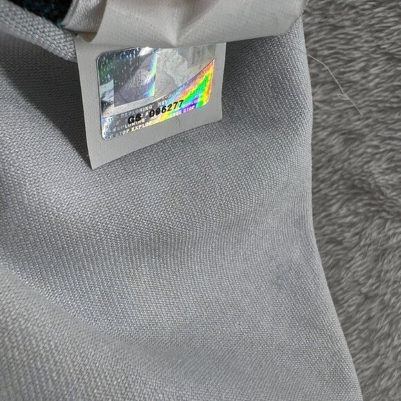 North Face Top Womens Small Vapor Wick‎ Racerback Blue Top Built In Shelf Bra - Picture 11 of 12